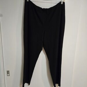J Jill Size XL Black Ponte Soft Stretch Leggings Slim Leg Pull-on Pants